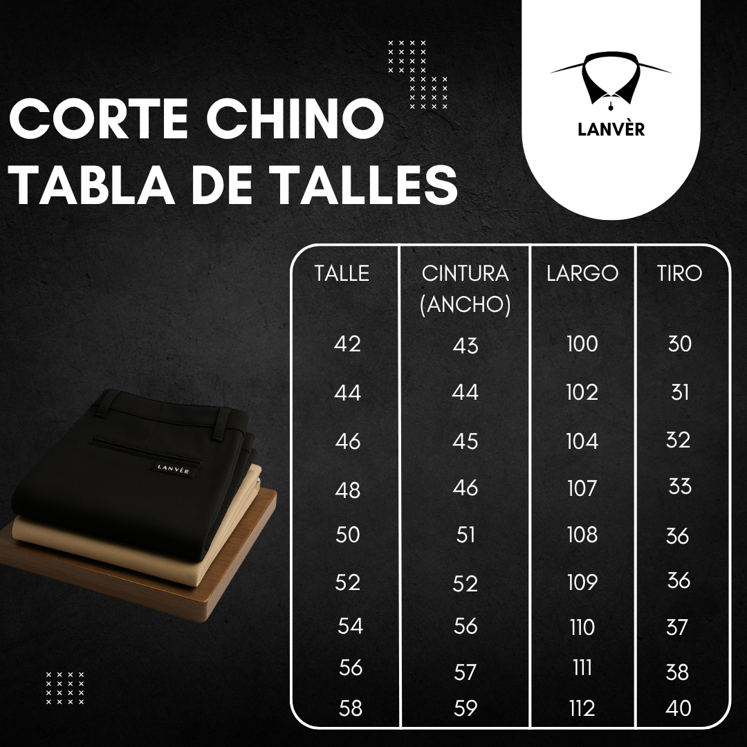 2 X 1 | Pantalones Chinos Casual Gabardina Elastizada con Costura Reforzada