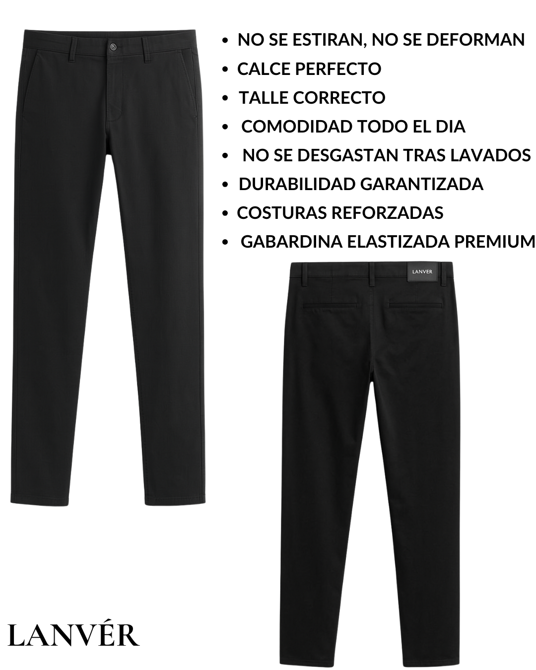 [PACK INICIAL 2 PANTALONES CORTE CHINO ]