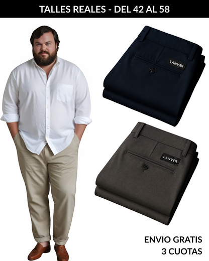 [PACK INICIAL 2 PANTALONES CORTE CHINO ]