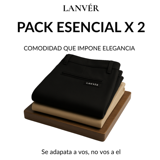 [PACK INICIAL 2 PANTALONES CORTE CHINO ]